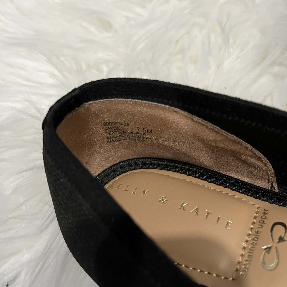 Kelly & Katie Black Flats New Whithout Label - Picture 4 of 8